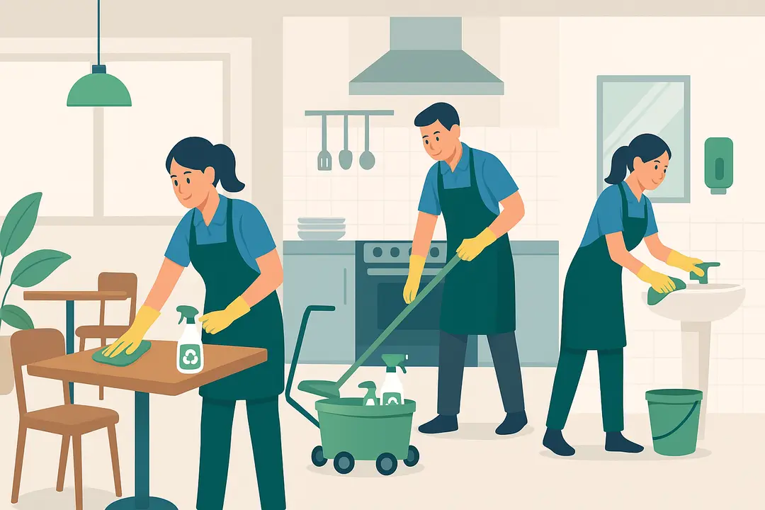 Complete restaurant cleaning service